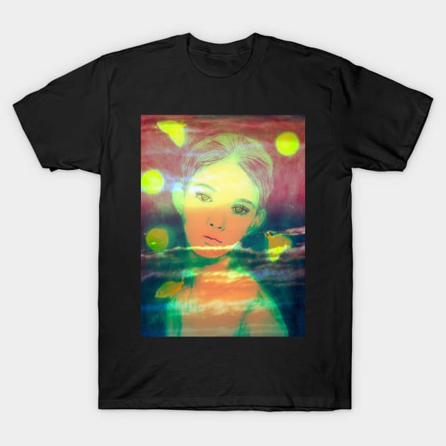 Moth Girl T-Shirt by teenamarie23art